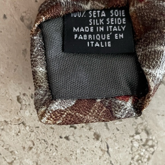 KENZO Patterned Silk Necktie - Picture 3 of 5